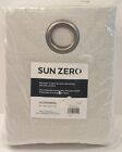 Sun Zero Channing Textured Draft Shield Fleece Insulated Blackout Panel 84 x 50