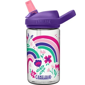 CamelBak Eddy + NUEVO Niños 400 ml Botella de Agua Libre de BPA - FLORAL ARCO IRIS - Imagen 1 de 1