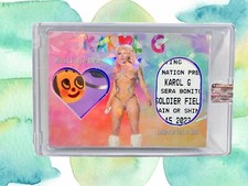 Karol G Manana Sera Bonito Ticket Trading Card Chicago Souvenir RARE No1/1