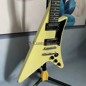 Custom Shop Cream Yellow Moderne Korina Heritage Electric Guitar Classic White - Picture 1 of 9