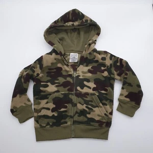 Garanimals Child 24M Boys Camouflage Hoodie Youth Sport Full Zip Sweatshirt - Picture 1 of 9