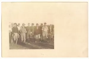 c1910 Real Photo PC: Baseball Team – Sylvan Spring & Gardiner Uniform Names - Picture 1 of 3