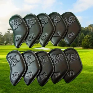 Eisen Golfschläger Anti-Scratch Skull Head Cover, 10 Stück - Bild 1 von 11