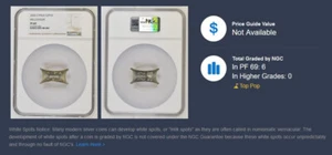 Cyprus Silver proof  Millennium Coin 2 Pound NGC certified - Picture 1 of 1