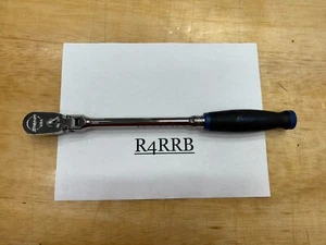 Snap-on Tools NEW POWER BLUE 3/8" Drive Soft Grip Long Flex Ratchet FHLF80AMB - Picture 1 of 9