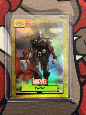 2024 Topps Chrome Marvel THOR GOLD 13/50 - Image 1 of 3