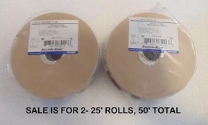 THOMAS & BETTS CPO187-0-25 SHRINK-KON HEAT SHRINK TUBING 25' ROLL x 2 - Picture 1 of 2