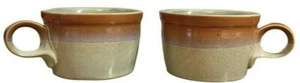 Vintage Mikasa Potters Art Mugs Ben Seibel Country Cabin PF850 - Picture 1 of 6