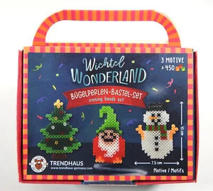 Trendhaus Wichtel Bügelperlen Bastel Set 3 Motive Wintermotive 450 Teile - Bild 1 von 1
