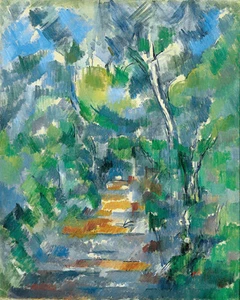 Paul Cezanne - Forest Scene Vintage Fine Art Print - Picture 1 of 1