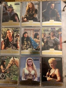 Xena Seasons 4-5 Allies F3,F5-F9; &Enemies E2-E3 insert singles Rittenhouse 2001