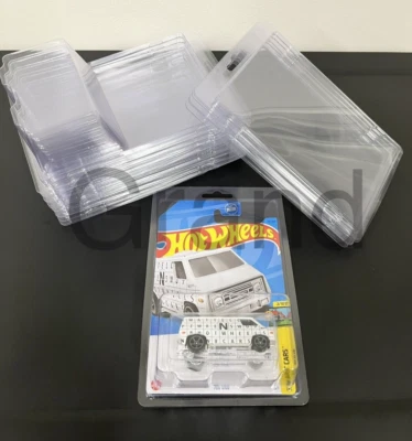 25 Pack Protectors Cases For Hot Wheels Matchbox Mainline Display BlisterCovers - Image 1 of 4