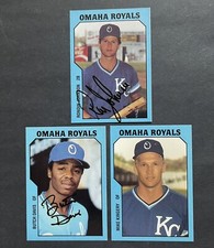 1985 TCMA Minor League Rondin Johnson Butch Davis Mike Kingery Prospect Cards