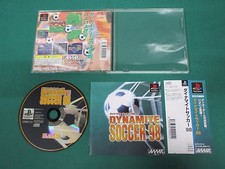 PlayStation -- DYNAMITE SOCCER 98 -- PS1. JAPAN. GAME. Work. 20560