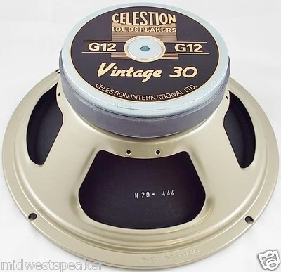 Altavoz de guitarra Celestion Vintage 30 12" - 8 ohmios 60 vatios - ¡ENVÍO GRATUITO! Foto 1 de 2