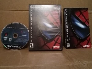 Spider-Man (PlayStation 2, 2002) PS2 Complete in Box CIB W/ Manual Tested - Picture 1 of 3