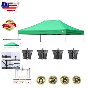 10x15 Pop Up Canopy Replacement - Durable Waterproof Cover with UV Shield - Picture 1 of 8