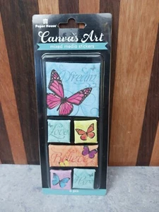 Paper House Canvas Art Butterfly - Picture 1 of 2