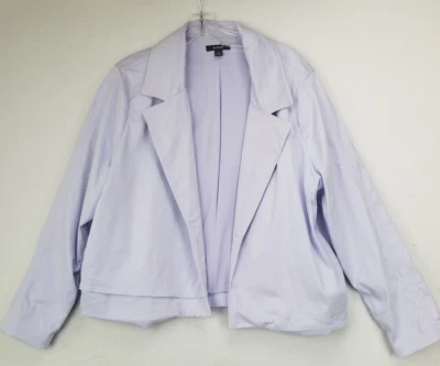 Blazer Alfani Mujer Talla Pxl Chaqueta Frontal Lavanda Abierta Foto 1 de 4
