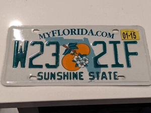 FLORIDA LICENSE PLATE SUNSHINE STATE - Picture 1 of 2