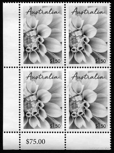 2024 Special Occasions Dahlia Flower LLC Value Block of Four MUH Mint Stamps - Picture 1 of 1