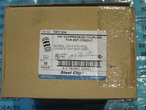 Thomas & Betts TK112A 3/4" Compression Coupling QTY 48 - Picture 1 of 1