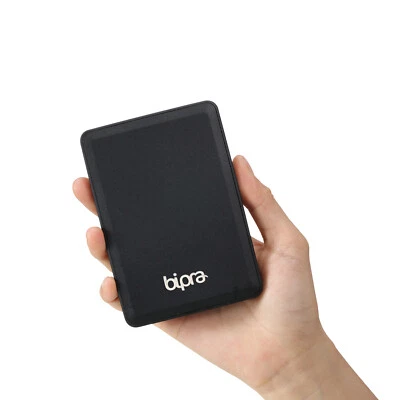 Bipra S3 Black 160GB 2.5 inch USB 3.0 FAT32 Slim External Hard Drive (MAC & Win) - Image 1 of 4