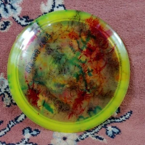 Innova Champion Teebird Factory Second F2 170g Custom Dye Yellow Disc Used Inked - Picture 1 of 9