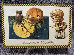 HALLOWEEN POSTKARTE JOHN WINSCH C23 - Bild 1 von 2