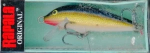 RAPALA ORIGINAL FLOATING F05 GOLD 2" BODY LURE - Picture 1 of 2