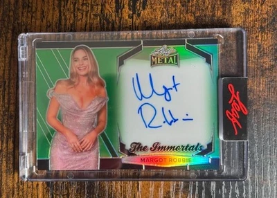 Margot Robbie - 2025 Leaf Metal Authentics (#2/50) The Immortals On Card Auto - Image 1 of 2