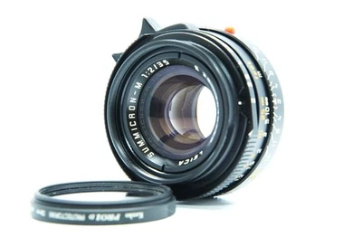 [MINT+++] Leica SUMMICRON-M 35mm f/2 E39 MF Lens 4th Black From JAPAN - image 1 of 4