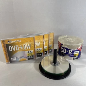 4x Memorex DVD+RW (120 Minute) And 10x Memorex CD-R (80 Minute) - Picture 1 of 6