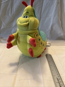 Disney Store A Bugs Life Heimlich Green Caterpillar Bug Plush Stuffed Animal - Picture 1 of 20
