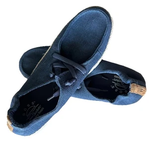 Bobs From Sketchers Women’s 8.5 Memory Foam Denim Navy - Picture 1 of 7