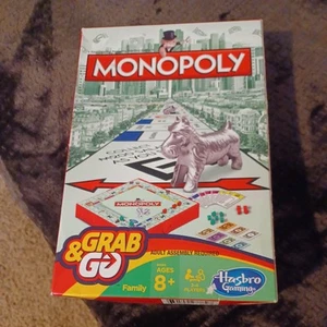 Monopoly Grab and Go Game (Travel Size) - New - See Description (E) - Picture 1 of 2