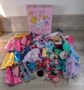 Barbie 1988 Vintage Pink Fold Out Carrying Case Ballerina #2071-9991 Zubehör - Bild 1 von 12