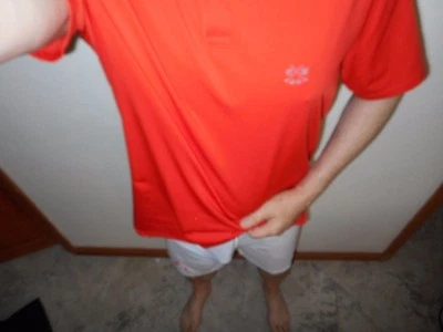 Ralph Lauren Collection RLX Hombres Polo Informal Camisa Manga Corta Grande Roja Foto 1 de 4