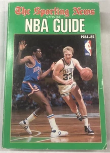 1984-85 Sporting News NBA Guide Boston Celtics Larry Bird on Cover - Picture 1 of 2