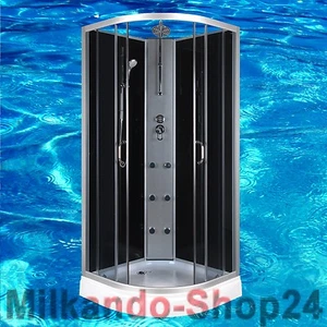 DUSCHTEMPEL FERTIGDUSCHE DUSCHKABINE ECHT  GLAS KOMPLETT DUSCHE Wanne 90 X 90 !! - Bild 1 von 3