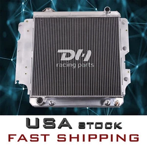 #2101 Aluminum 3 Row Radiator For 1987-2006 Jeep Wrangler YJ TJ 2.4L- 4.2L l4 l6 - Picture 1 of 12