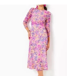 Lillie Pulitzer M Preslie Midi Dress NWOT$228 - Picture 1 of 8