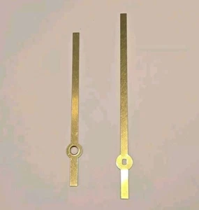 Neu 4-1/8" Gold Türme Muster Messing/Gold Uhrzeiger - Zum Selbermachen - Einzelset - Bild 1 von 2