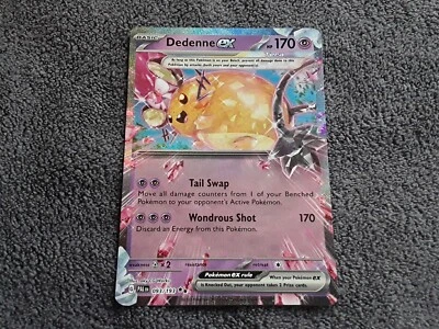 Pokemon TCG SV02: Paldea Evolved #093/193 Dedenne ex  - Image 1 of 4
