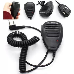 Handheld Pofung BAOFENG UV-5R V2+ BF-F8+ WP970 Speaker Mic Walkie Talkie Radio - Picture 1 of 7