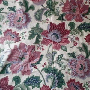 Stanley King Studio Cotton Fabric Jacobean Floral 65 inches long - Picture 1 of 9