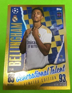 💥 2023-24 MATCH ATTAX JUDE BELLINGHAM #LE29 GENERATIONAL TALENT LIMITED EDITION - Bild 1 von 1