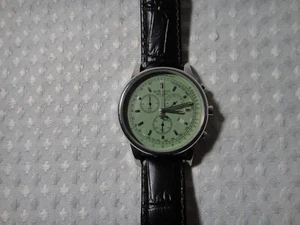 Dr. House KronSegler KS 785 Medical Pulsometer Chronograph Steel Green Watch - Picture 1 of 8
