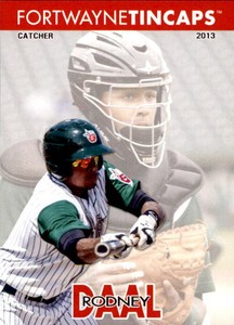2013 Fort Wayne TinCaps Grandstand #8 Rodney Daal Amsterdam Netherlands Card