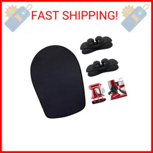 Sliding Mats for Kitchen aid Head Stand Mixer with 2 Black Kitchen Accessories,M - Picture 1 of 2